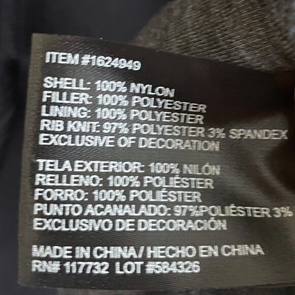 NEW Mens Gerry Hooded Bomber Jacket M NWT Blue Lined Water Resistant Nylon - Picture 12 of 14